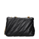 Pinko Love Shoulder Bags Women Leather Black