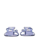 Jimmy Choo Etana Sandals Women Purple Leather/Tanzanite