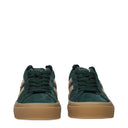 Moncler Monaco 2 Men's Sneakers Suede Green/Dark Green