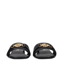 Versace Women's Sandals And Clogs Leather Black