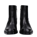 Versace Men's Boots Black Leather
