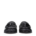Dolce&Gabbana Herens Loafers Stof Zwart/Grijs