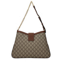 Gucci Women's Padlock Shoulder Bags Beige/Ebony Fabric