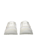 Prada Women's Sneakers White/Beige Fabric