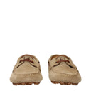 Tod's Men's Gommino Moccasins Suede Beige/Biscuit