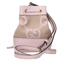 Gucci Ophidia Women's Crossbody Bag Pink/Beige Leather