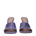 Bottega Veneta Women's Sandals Purple/Lavender Leather