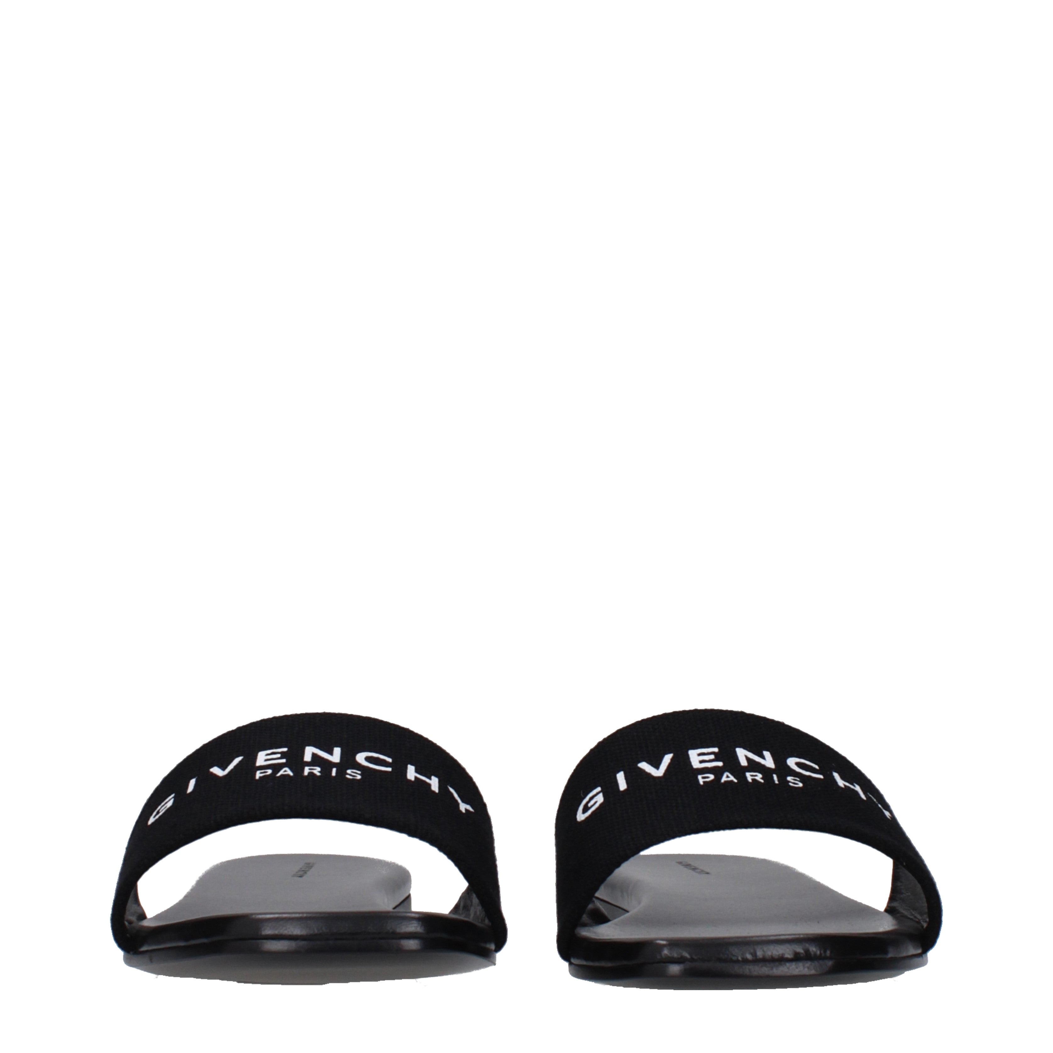 Givenchy Slippers En Klompen 4g Damess Stof zwart
