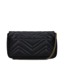 Gucci Marmont Women's Leather Crossbody Bag Black