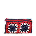 Miu Miu Damess Veelkleurige Raffia-pochette