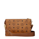 Mcm Women's Pouch Fabric Brown/Cognac