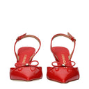 Salvatore Ferragamo Gylla Women's Sandals Patent Red/Fire
