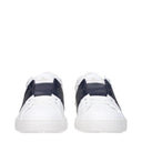 Valentino Garavani Men's Sneakers White/Navy Blue Leather