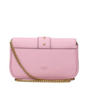Pinko Amore Donna's Borse a tracolla in pelle rosa