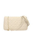 Love Moschino Damens Clutch aus Polyurethan in Beige/Elfenbein