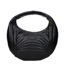 Salvatore Ferragamo Femmes Mat Hobo Sac à main Cuir Noir