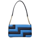 Jimmy Choo Avenue Women's Blue/Sky Leather Shoulder Bags