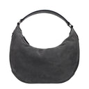 Jimmy Choo Bets Shoulder Bags Women Suede Gray/Storm Gray