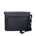 Pineider Men's Crossbody Bags Blue/Dark Blue Leather