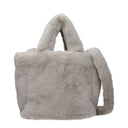 Herno Handbags Women's Eco Fur Gray/Light Gray