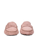 Tod's Women's Suede Pink Loafers