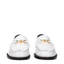 Versace Women's Loafers White Leather/Optical White