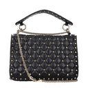 Valentino Garavani Rockstud Spike Women's Handbag Black Leather