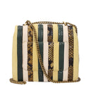 Tory Burch Kira Femmes Sac Bandoulière Cuir Jaune/Vert
