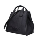 Damskie torebki materiałowe Chloé w kolorze czarnym/granatowym