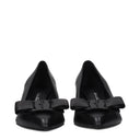 Salvatore Ferragamo Viva Donna Leather Décolleté Black