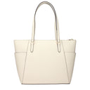 Michael Kors Charlotte Women's Shoulder Bag Light Beige/Cream Leather