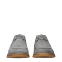 Eleventy Derby Men's Suede Gray/Light Gray