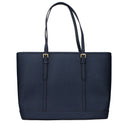 Michael Kors Women's Shoulder Bag Blue/Navy Blue Leather