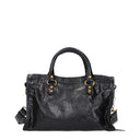 Balenciaga Handbags Le City Women Leather Black