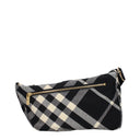 Burberry Shield Crossbody Bag Women's Fabric Black