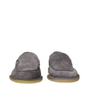 Dolce&Gabbana Slip On New Florio Ideal Uomo Suede Gray/Lead