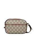 Gucci Horsebit 1955 Women's Crossbody Bag Fabric Beige/Brown