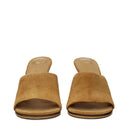 Jacquemus Women's Suede Sandals Brown/Camel