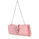 Jimmy Choo Pochette Cheri Women's Pink/Ice Satin