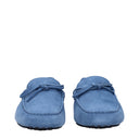 Tod's Men's Suede Blue Loafers
