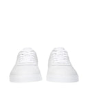 Mujer de la ciudad de Givenchys Zapatillas de Cuero Blancas