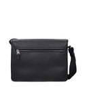 Pineider Men's Black Leather Shoulder Bags