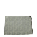 Tkanina damska Fendi Pochette w kolorze zielonym/herbacianym