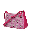 Mcm Women's Crossbody Bag Pink/Fuchsia Fabric