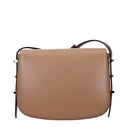 Jimmy Choo Damens Umhängetaschen Leder Braun/Biscuit
