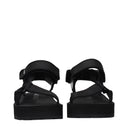Prada Women's Fabric Black Sandals