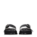 Jil Sander Women's Leather Sandals And Clogs Black