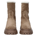 Stuart Weitzman Bedford Women's Suede Boots Beige/Khaki