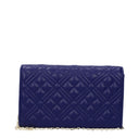 Love Moschino Pochette Women's Polyurethane Blue/Blueberry