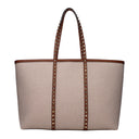 Valentino Garavani Women's Shoulder Bags Beige/Tobacco Fabric